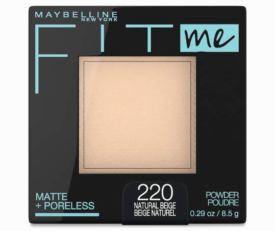 Maybelline Fit Me Matte + Poreless Powder – Oil-Control & Pore-Blurring Finish