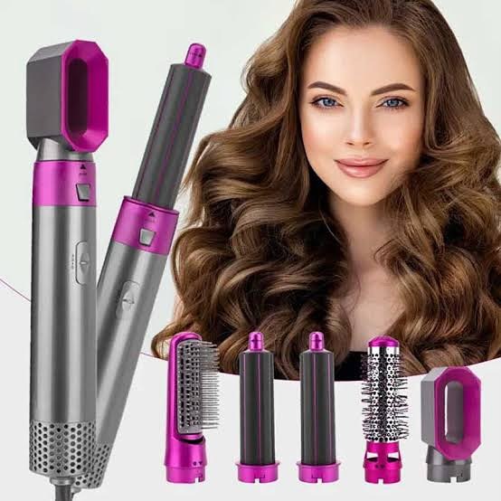 One-Step 5-in-1 Hot Air Styler – Versatile Hair Styling & Drying for All Hair Types