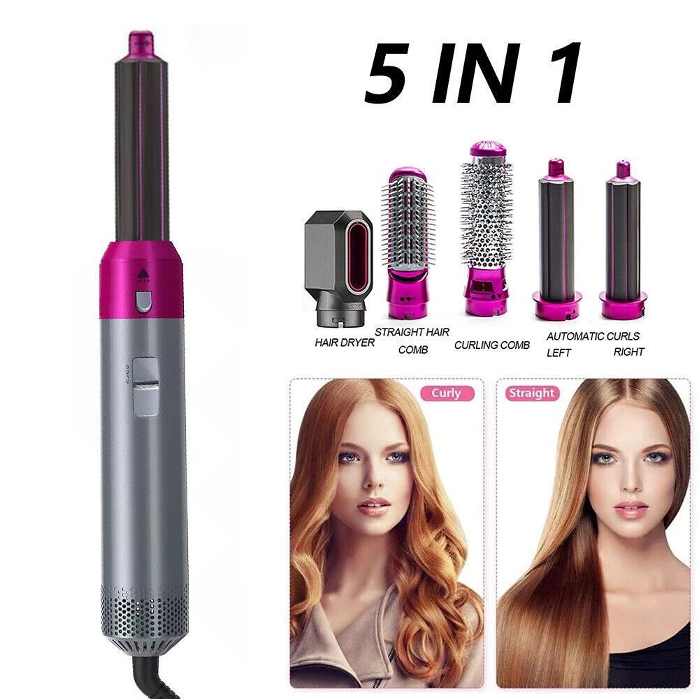 One-Step 5-in-1 Hot Air Styler – Versatile Hair Styling & Drying for All Hair Types