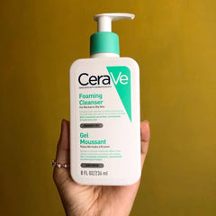 CeraVe Foaming Facial Cleanser – Gentle & Hydrating for Normal to Oily Skin