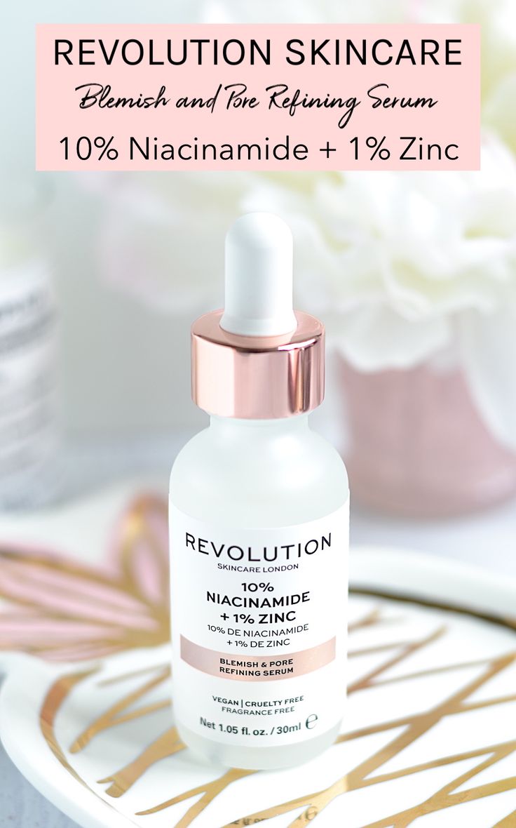 "Revitalize Your Skin: Revolution Skincare 10% Niacinamide & 1% Zinc Blemish & Pore Serum"