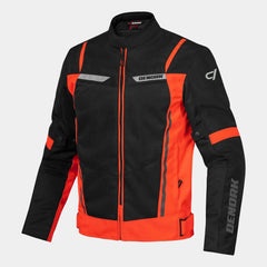 GALAXY MESH / BLACK-NEON RED / SUMMER MOTORCYCLE JACKETS