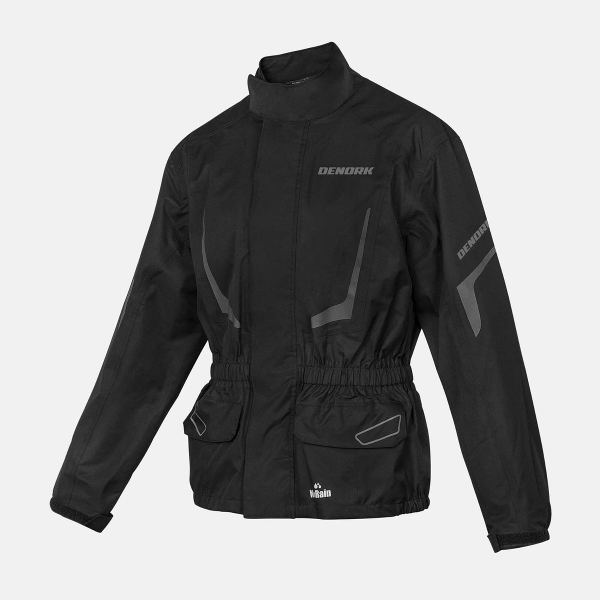 STORM RAIN / BLACK / MOTORCYCLE TEXTILE RAIN JACKET