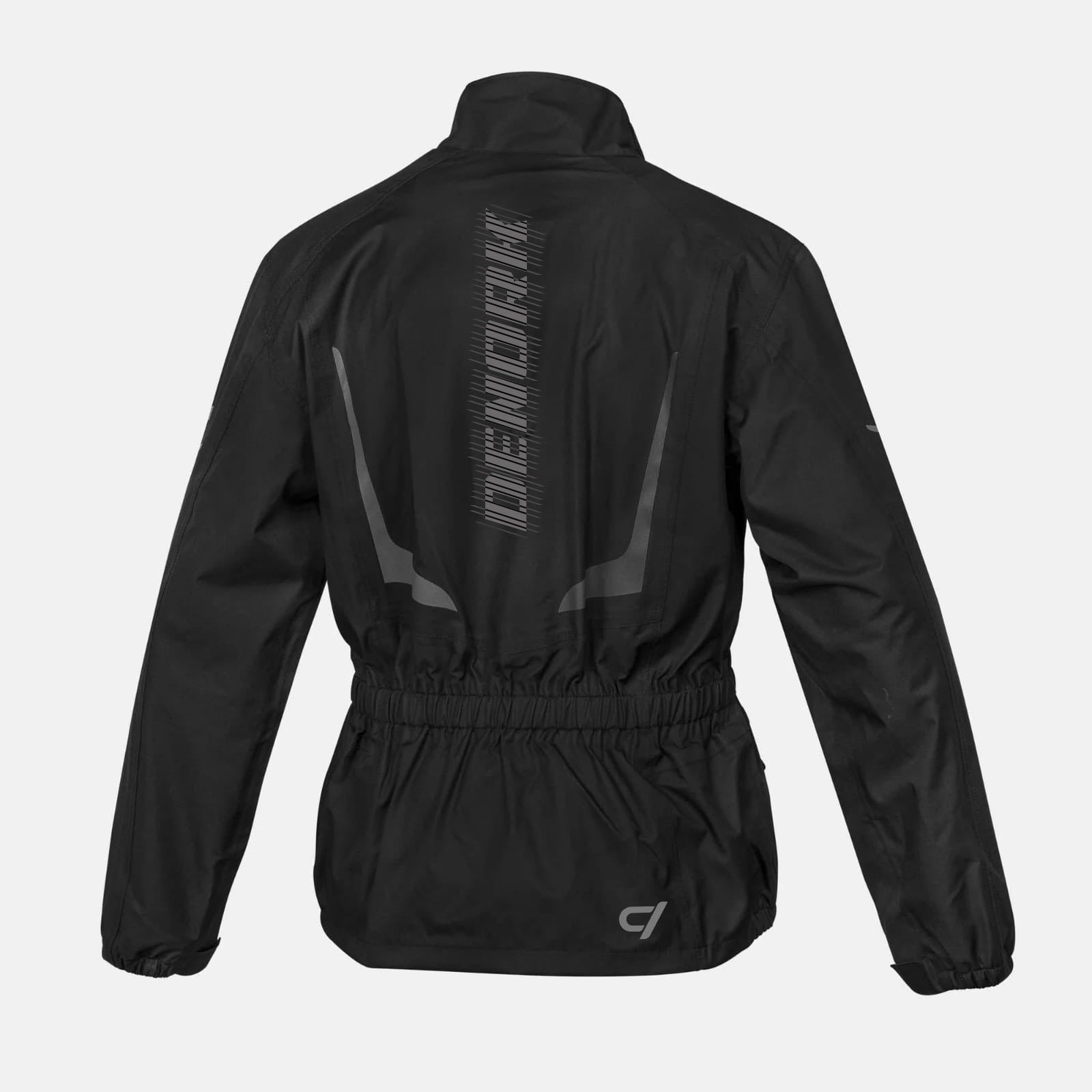 STORM RAIN / BLACK / MOTORCYCLE TEXTILE RAIN JACKET