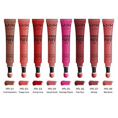 NYX Professional Makeup - Powder Puff Lippie Lip Cream (Liquid Lipstick) - Squad Goals (Pack of 1)